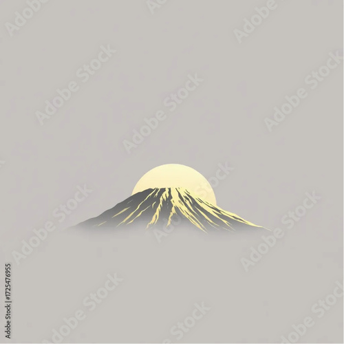 A cinematic depiction of Mount Kilimanjaro during golden hour in spring, under windy conditions, capturing unique natural textures and atmospheric mood.