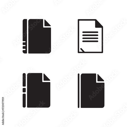 Document Holder Solid Business Icon Collection
