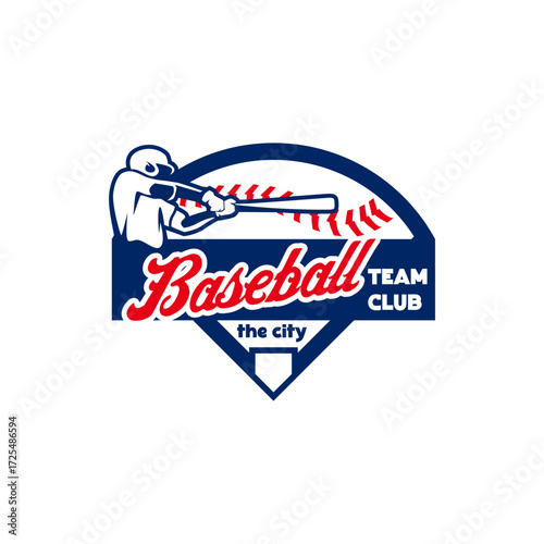 Baseball Softball Team Club Logo Academy Championship Template Vector