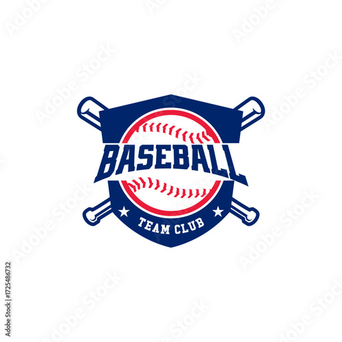 Baseball Softball Team Club Logo Academy Championship Template Vector