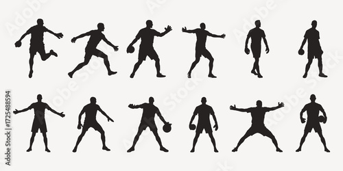 silhouettes of Goalkeeper