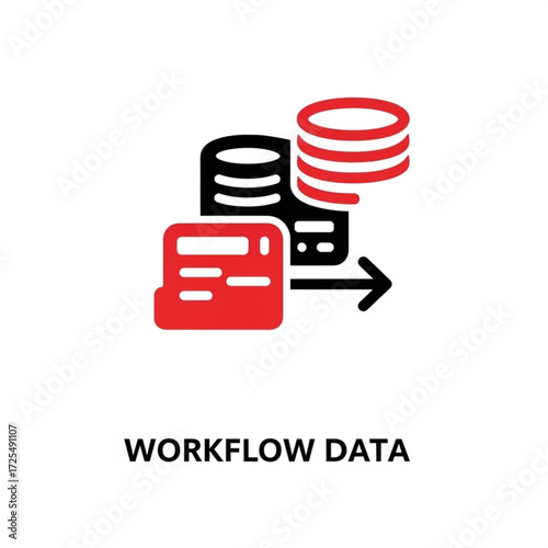 Dynamic silhouette of data processing and workflow automation, representing efficient digital transformation and business operations