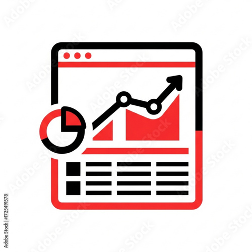 Dynamic business growth silhouette showing upward trending graphs and data charts, perfect for financial reports and analytics presentations.