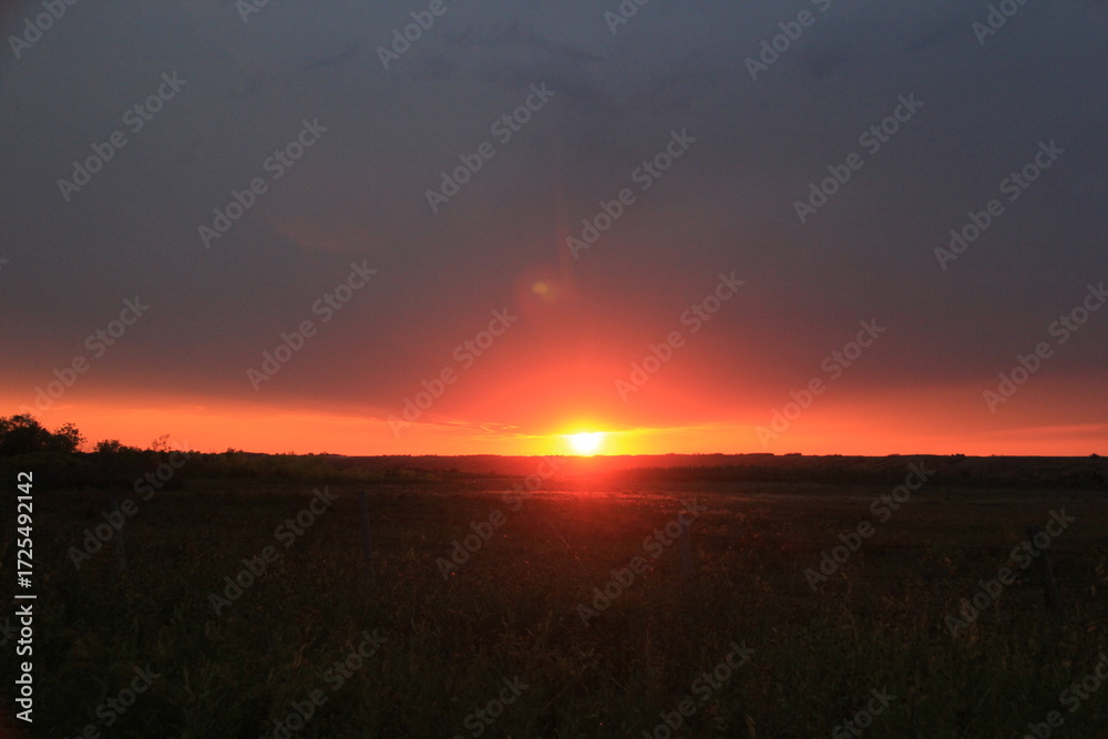 Fototapeta premium Fall scenery in the Qu'Appelle Valley