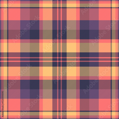 Classic tartan pattern. Warm colors, geometric design. Perfect for backgrounds, textiles, fashion, and seasonal projects. Creates a cozy and comforting feel.