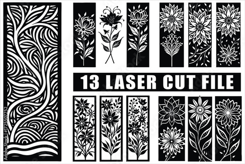 Elegant floral laser cut designs for stunning decor