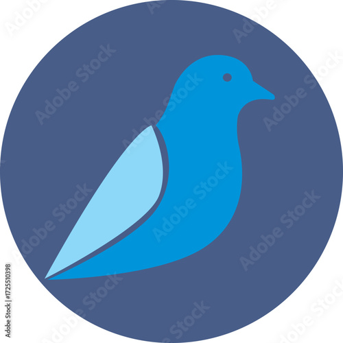 Pigeon Cute  Mascot Logo.eps
