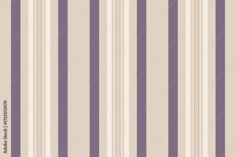 Obraz premium Vertical stripes pattern, muted colors, beige and lilac. Calm, classic design. Good for backdrops, textile prints, wallpaper or wrapping paper.
