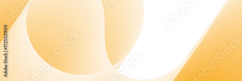 Warm abstract background with soft, flowing orange and white gradient curves, creating a modern and elegant design with ample copy space.