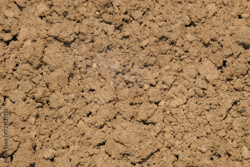 Photos Background of rough texture of hoed soil