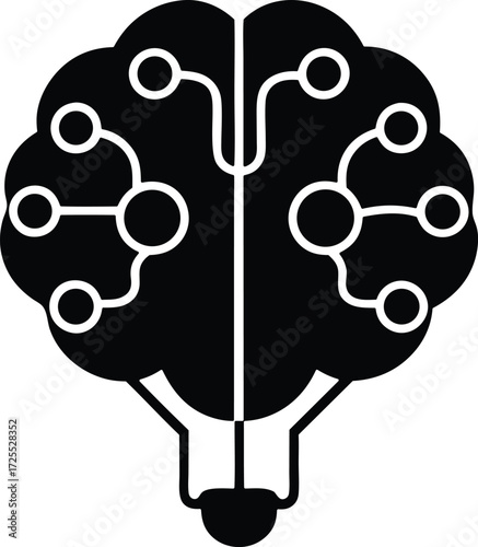 Cognitive thinking vector icon 1.eps