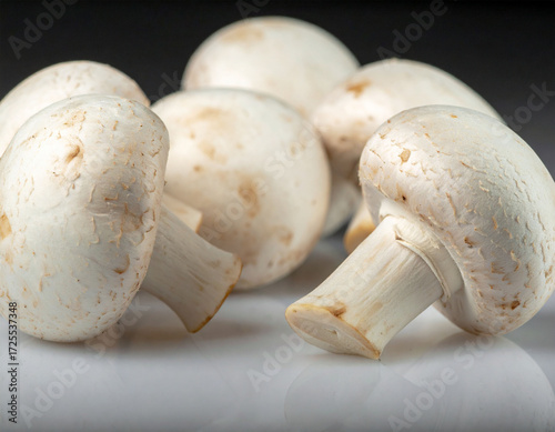 Fresh White Mushrooms