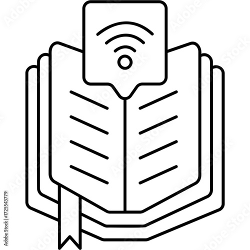 Digital Book Icon