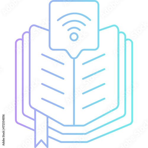 Digital Book Icon