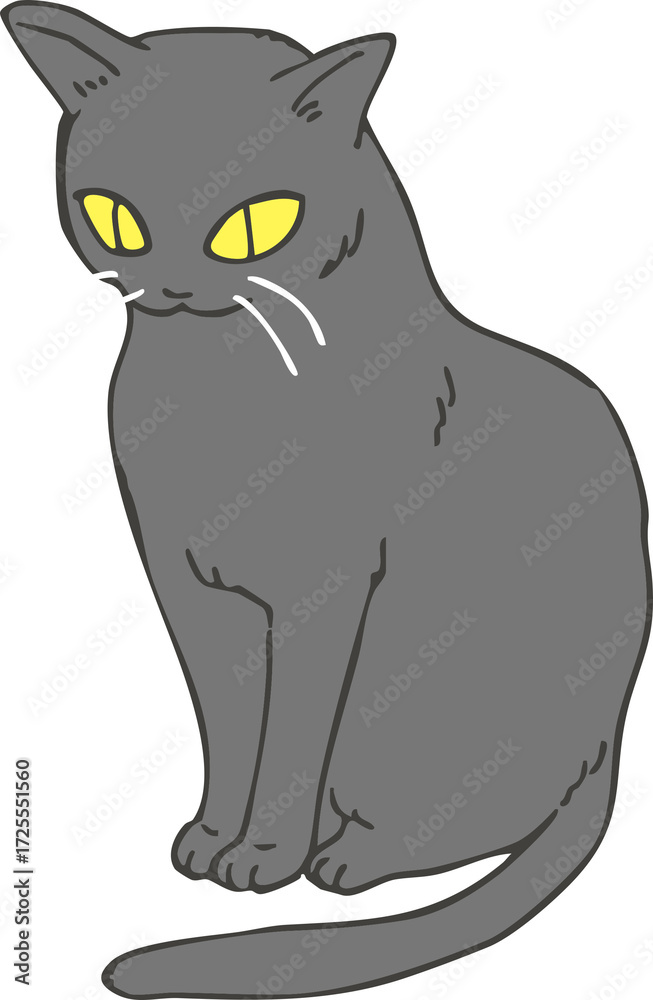 Obraz premium 黒猫