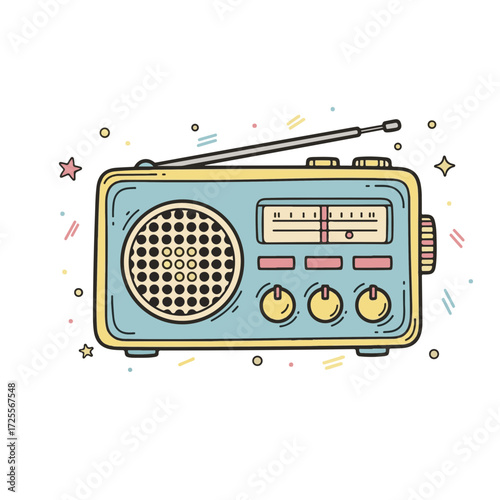 Portable Retro Radio