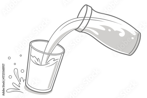 glass with water