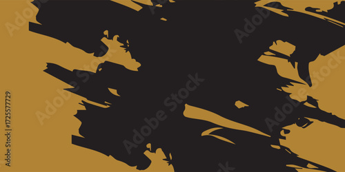 Abstract White and Gold Brush Texture Background with Halftone Effect. Brushstroke Illustration vector eps10