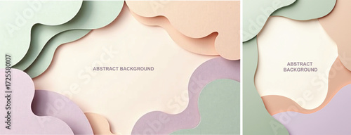 Abstract background with waves. waves shape Abstract background for design, for flyer, poster, social media template