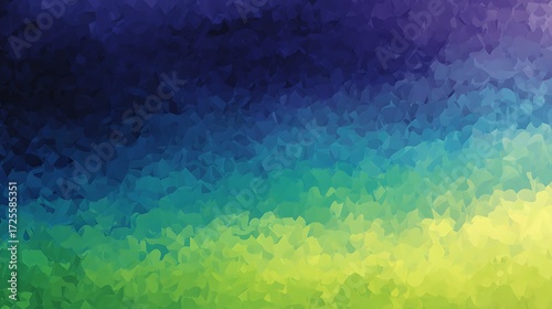 Abstract Colorful Geometric Pattern in Blue Green Yellow Tones for Artistic and Design Use