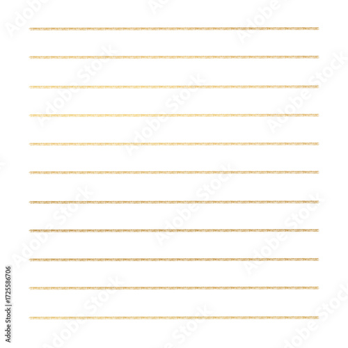 Gold writing lines.