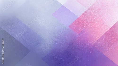 Abstract Geometric Pattern with Pastel Blue Pink Colors Sparkling Texture
