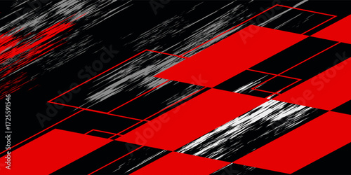 A vector graphic depicting abstract stripe racing designs suitable for vehicle decal wraps, race cars, rally vehicles, adventure