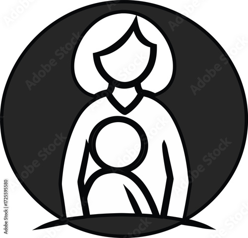 Yoga lotus position woman cartoon illustration vector icon silhouette