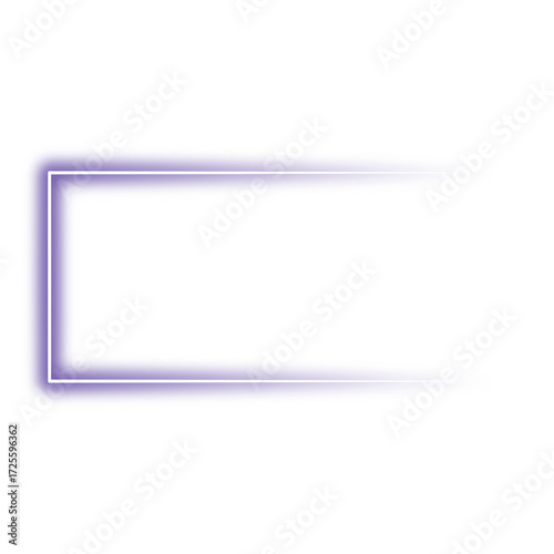 Free Download Neon purple frame png. Glowing frame on transparent background - GFXLoad