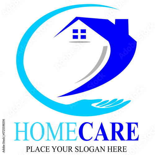Home care logo design vector icon symbol House Care logo Template
