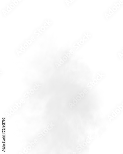White powder explosion on black background