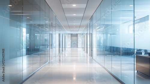 Wallpaper Mural Modern office corridor Torontodigital.ca