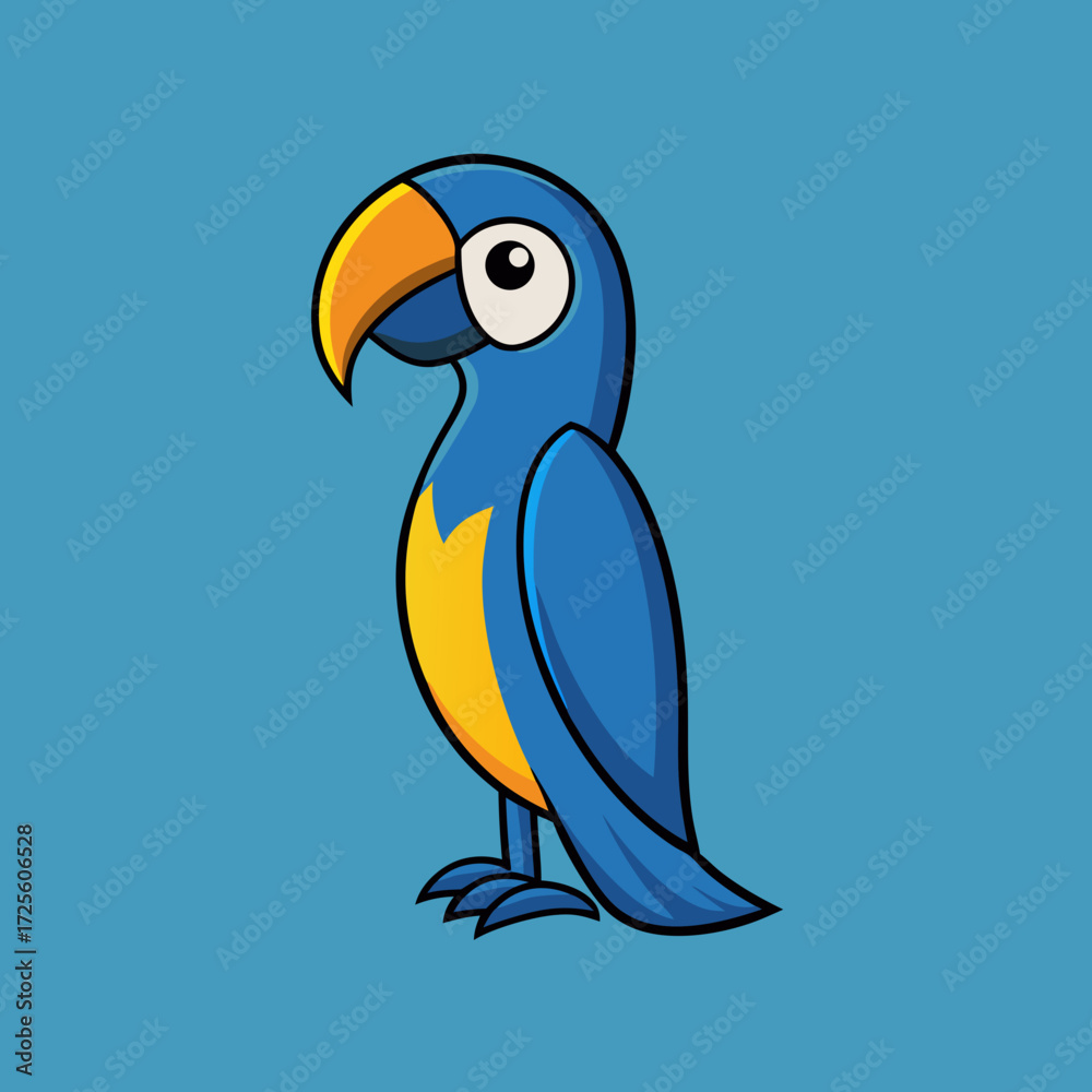 Naklejka premium toucan on a branch
