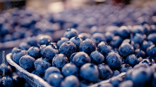 Wallpaper Mural pile of blueberries at the market Torontodigital.ca
