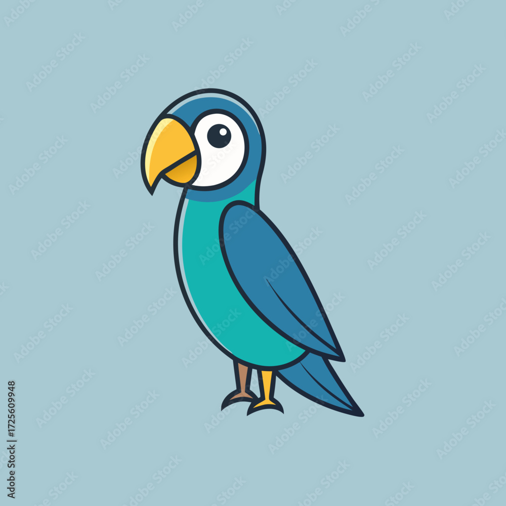 Fototapeta premium blue bird on a branch
