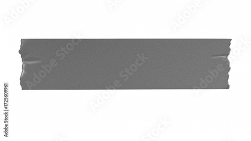 Realistic Black Adhesive Tape Strip Isolated , Duct Tape, Repair Tape, and Sticky Label Vector Element for Design and DIY Projects