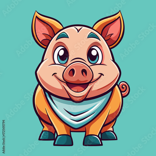 cartoon pig cartoon