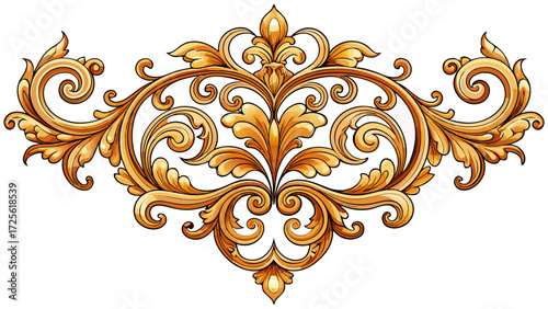 Luxury filigree ornament vector, decorative curls border design, vintage royal divider set, elegant corner flourishes illustration, ornamental swirls and curls, intricate art decoration isolated on 