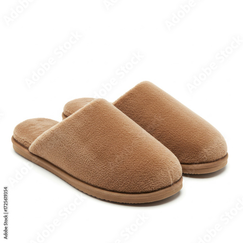  room slippers on white background
