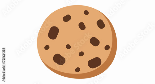 Sweet Delight: A Chocolate Chip Cookie Icon