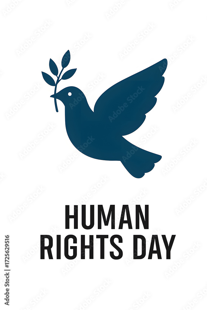 Fototapeta premium Happy Human Rights Day