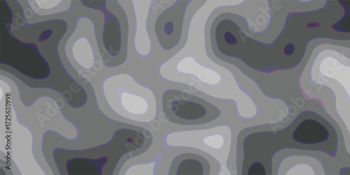 Abstract topographic map illustration showing contours with varying shades of gray suggesting terrain elevation and topography concepts