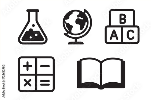 School Subject Icons