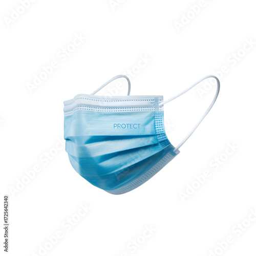 plastic bag isolated on white