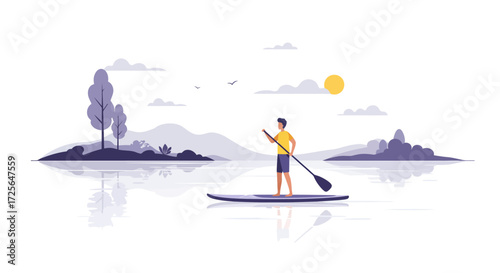 Modern Professional Profile Icon: Flat Vector for Corporate Strategy & Digital Marketing