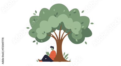 Strategic Individual: Modern Flat Vector for Professional Focus & Representation