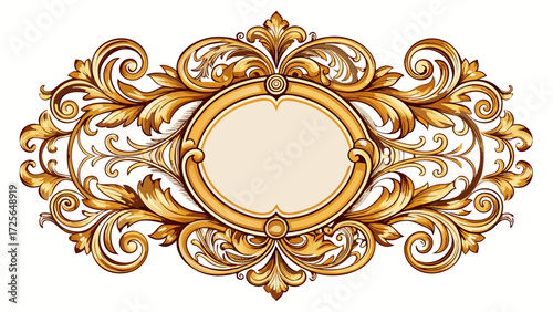 Classic ornamental label frames vector, vintage decorative border illustration, elegant swirl curls, royal luxury design elements, intricate filigree labels, stylish corner flourishes, isolated on 