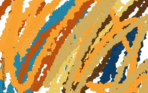 Abstract art with colorful brushstrokes