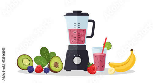 Optimizing Success: Modern Flat Design for Corporate Growth & Digital Innovation