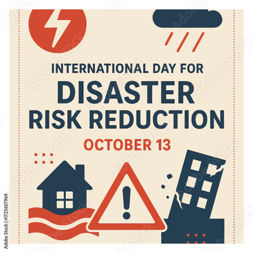 “International Day for Disaster Risk Reduction Awareness Flyer”